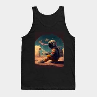 spaceman dron Tank Top